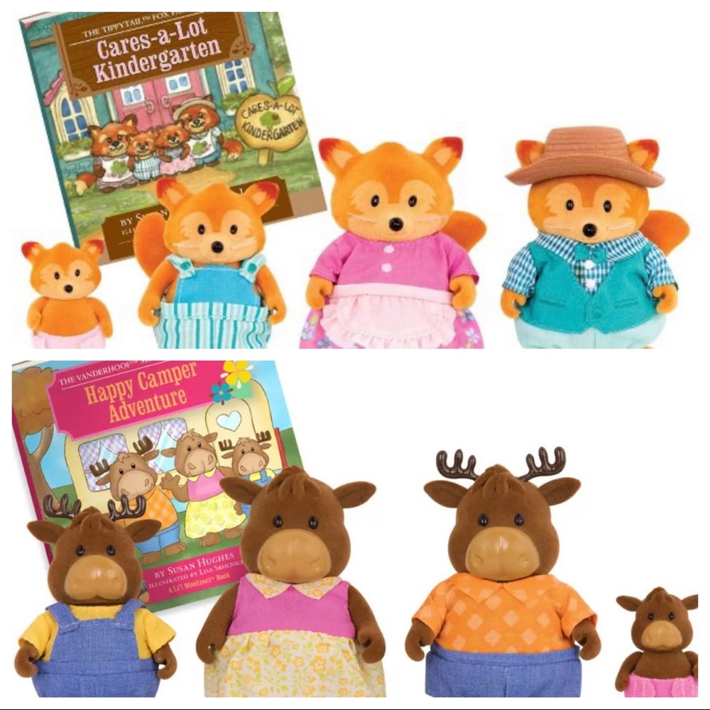 Li’l Woodzeez Families: NEW- Fox family and Moose family.